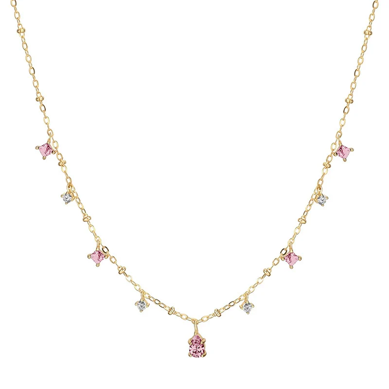 Wholesale Necklace Copper Plated With Real Gold Geometric Style Electroplating For Women - Image 5