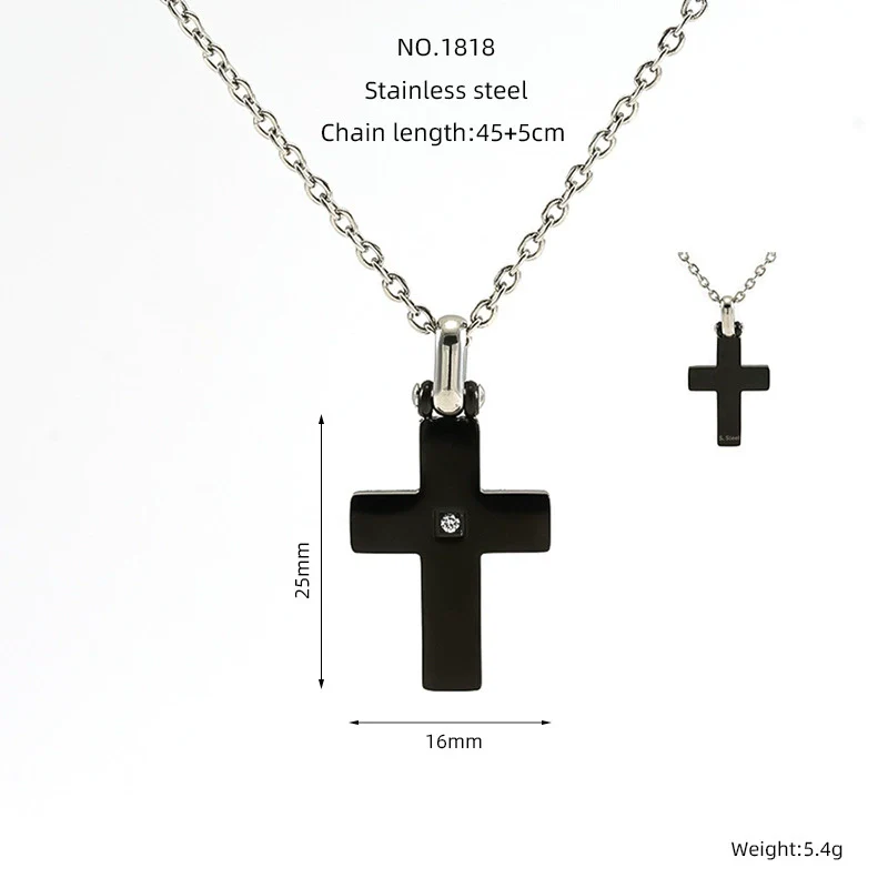 Wholesale Necklace Pendant 316L Stainless Steel 316L Stainless Steel Geometric Hiphop Style Electroplated Unisex - Image 11