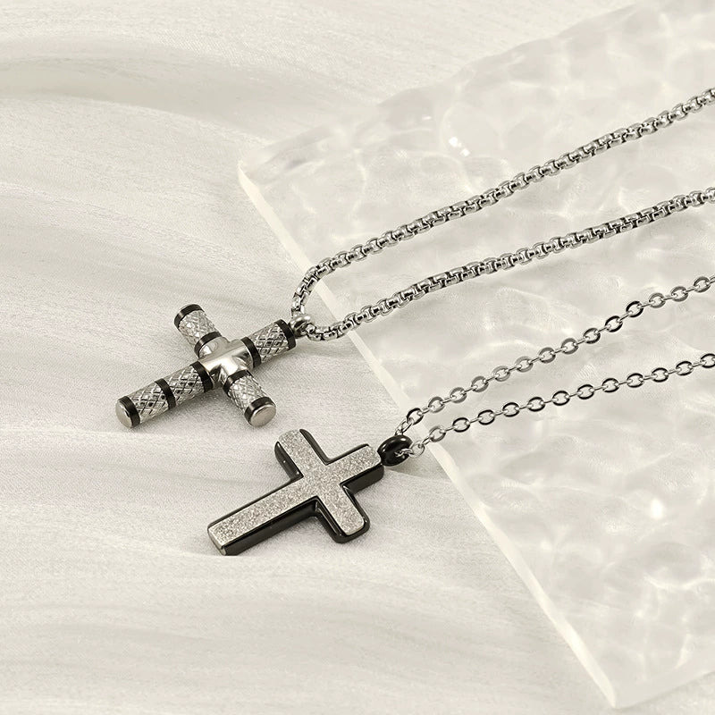 Wholesale Necklace Pendant 316L Stainless Steel 316L Stainless Steel Geometric Hiphop Style Electroplated Unisex - Image 4