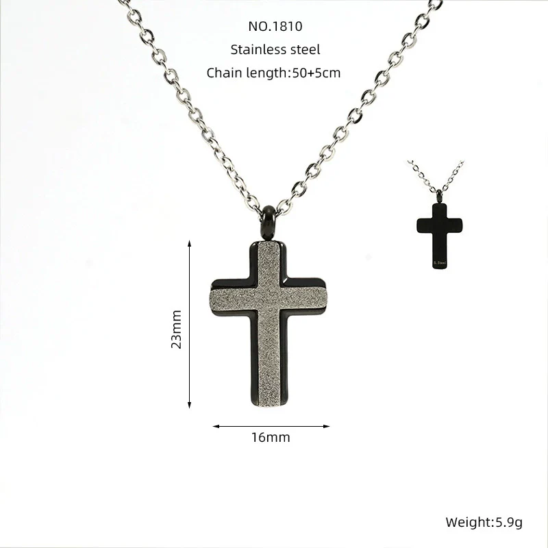 Wholesale Necklace Pendant 316L Stainless Steel 316L Stainless Steel Geometric Hiphop Style Electroplated Unisex - Image 7