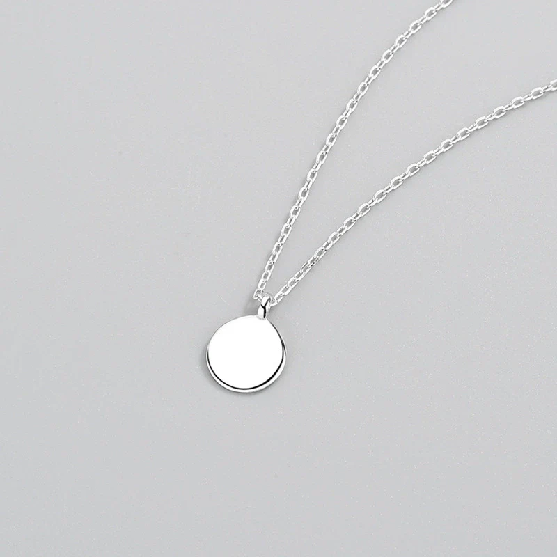 Wholesale Necklace S925 Sterling Silver Geometric Pendant Electroplated Cross Chain For Women - Image 2