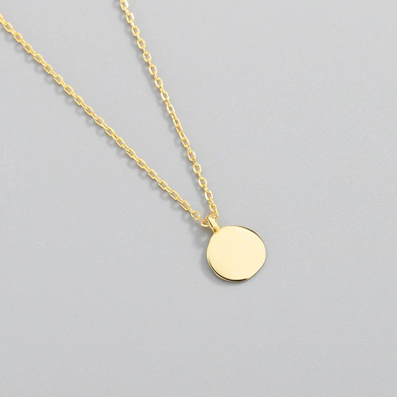 Wholesale Necklace S925 Sterling Silver Geometric Pendant Electroplated Cross Chain For Women - Image 3