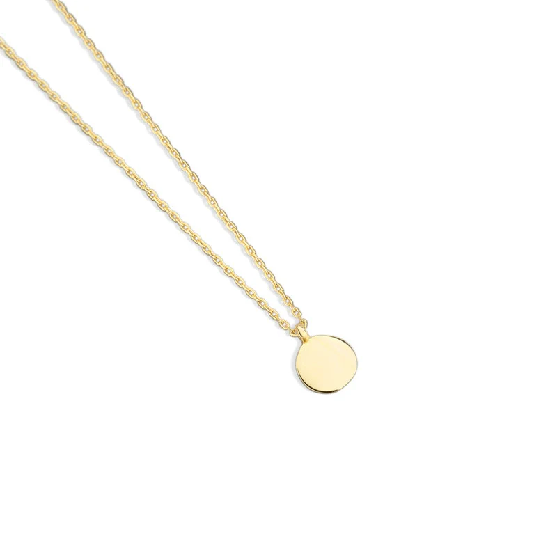 Wholesale Necklace S925 Sterling Silver Geometric Pendant Electroplated Cross Chain For Women - Image 5