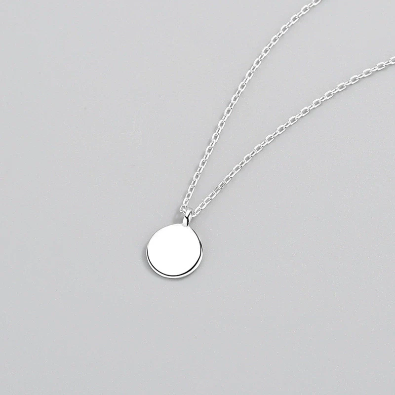 Wholesale Necklace S925 Sterling Silver Geometric Pendant Electroplated Cross Chain For Women - Image 6