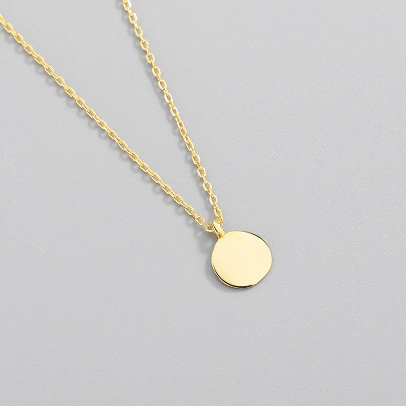 Wholesale Necklace S925 Sterling Silver Geometric Pendant Electroplated Cross Chain For Women - Image 7