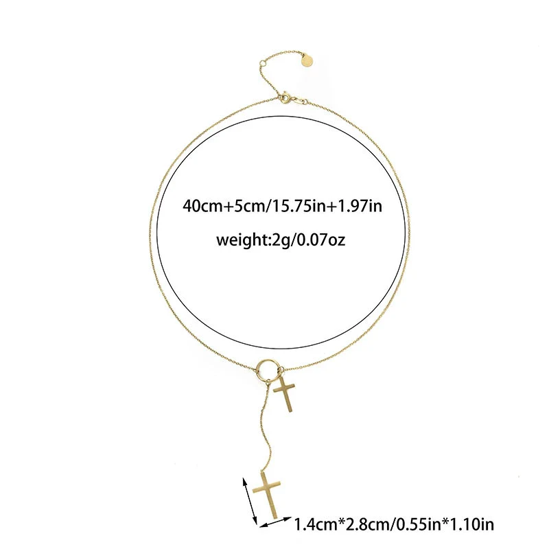 Wholesale Necklace Stainless Steel 14K Gold Plated Geometric Animal Zodiac Pendant O Chain Minimalist Style For Women - Image 7
