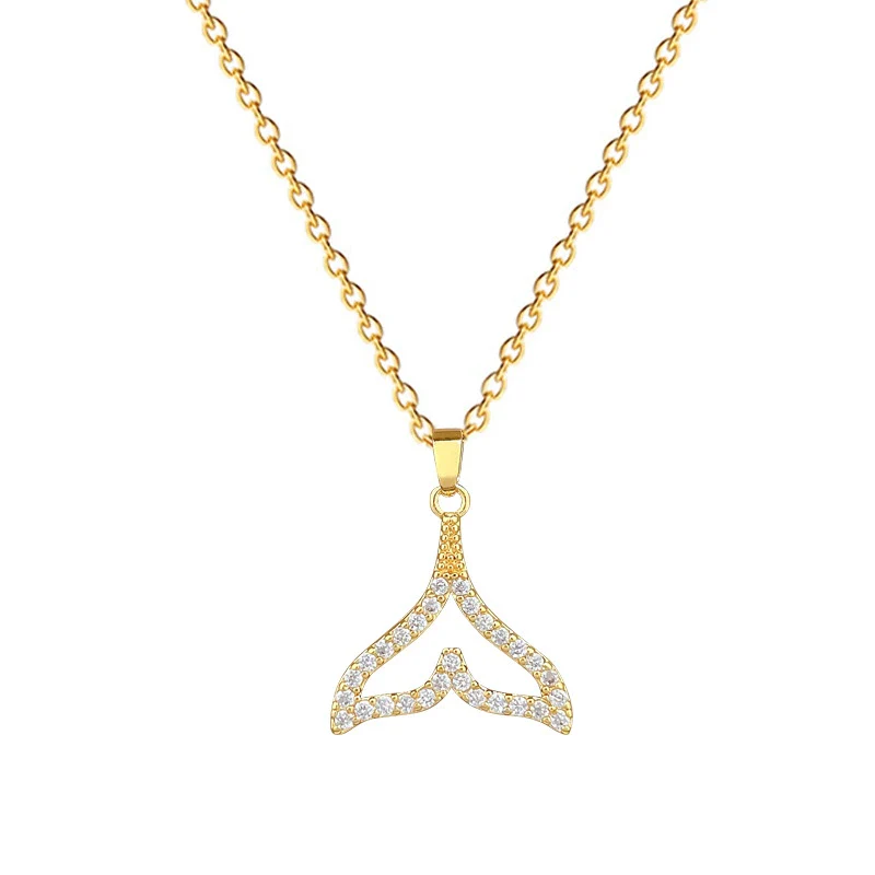 Wholesale Necklace Stainless Steel Copper Geometric Fishtail Cartoon Minimalist Unisex - Image 5