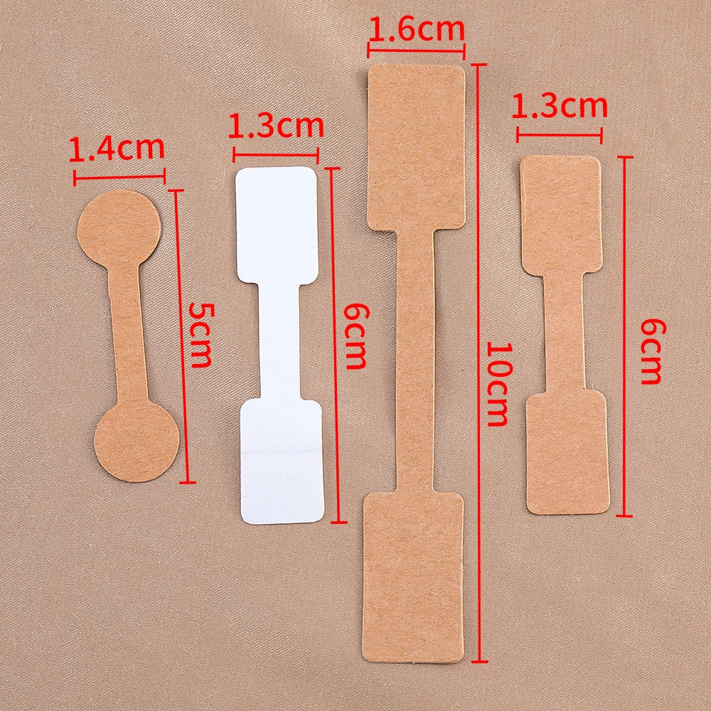 Wholesale Paper Display Card And Jewelry Label With Printing Literary And Artistic Style Square And Round Patterns - Image 2