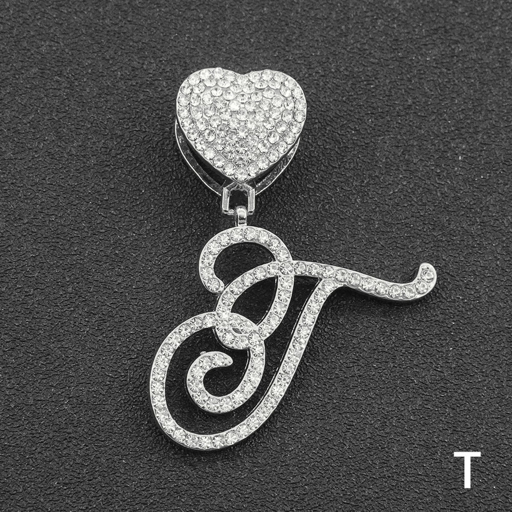 Wholesale Pendant Necklace Alloy Hiphop Style With Letter Pattern And Diamond Decoration Cuban Chain Accessories - Image 25