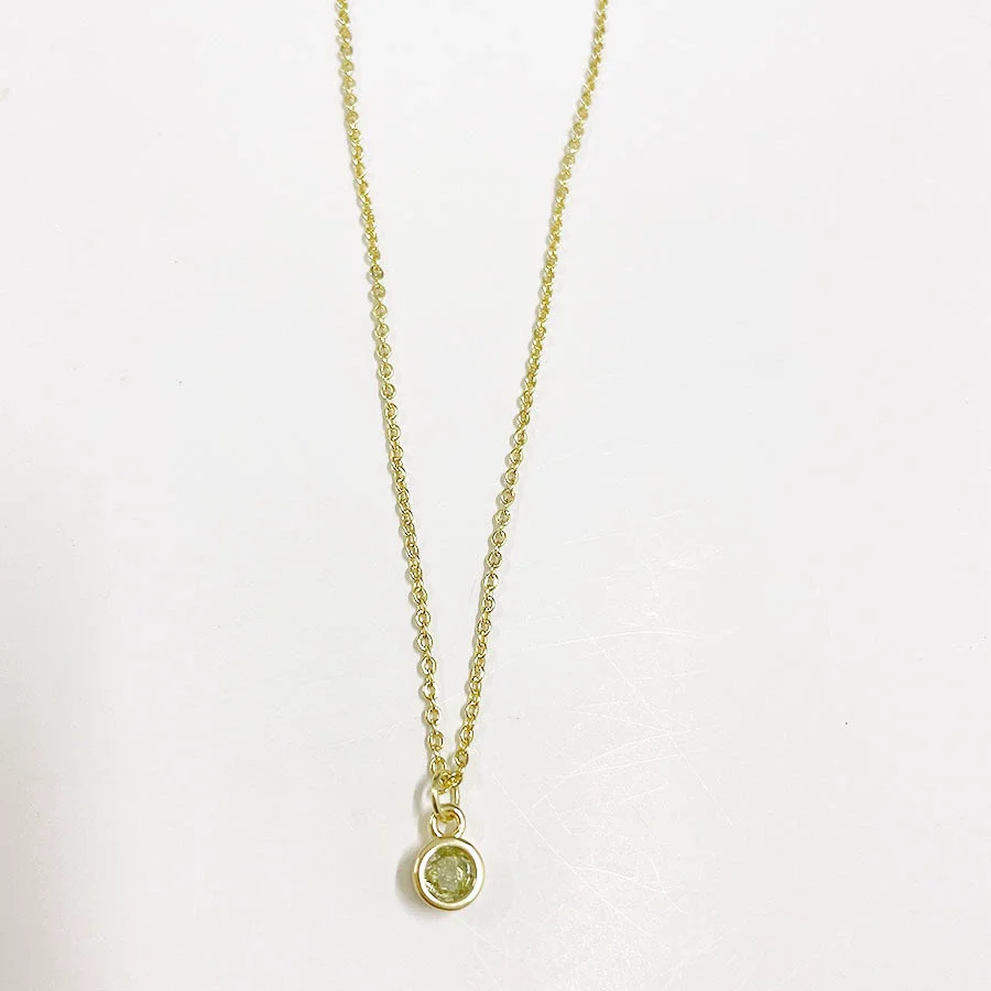 Wholesale Pendant Necklace Copper Electroplated Geometric Mixed Gem Inlay For Women - Image 16
