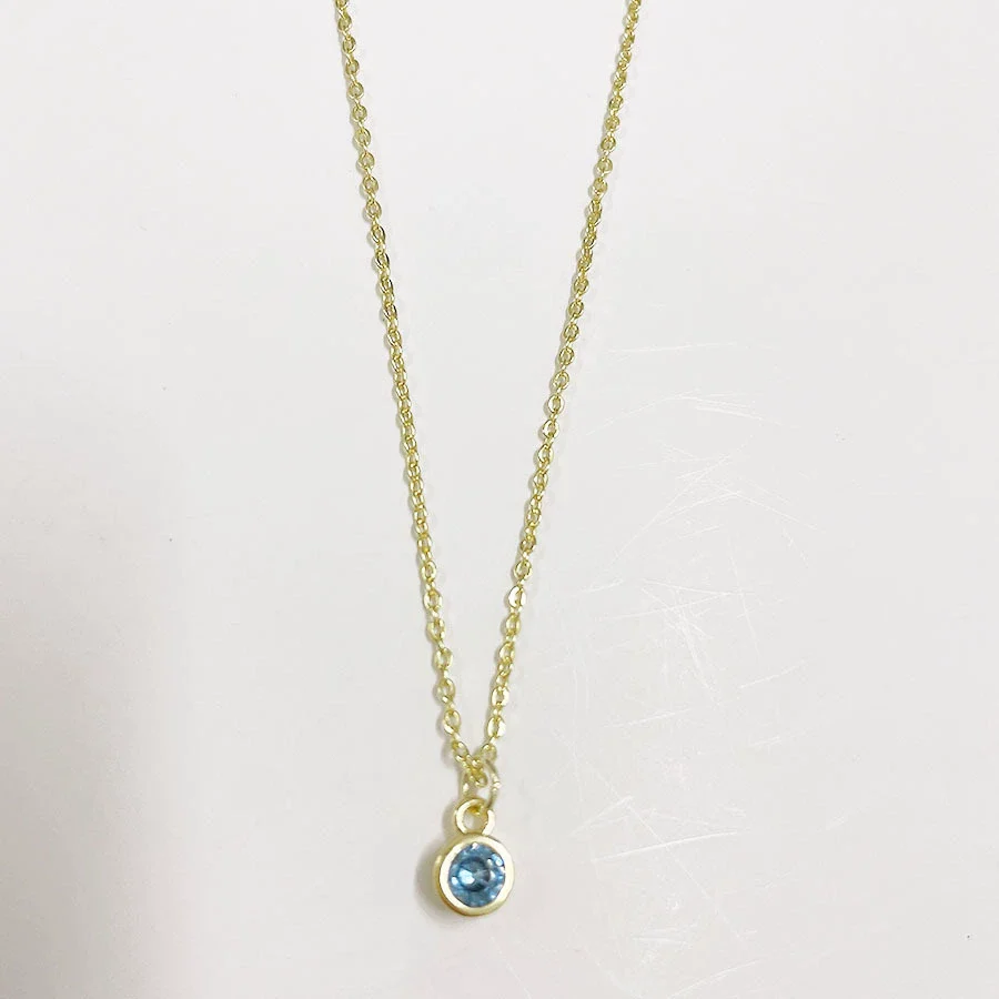 Wholesale Pendant Necklace Copper Electroplated Geometric Mixed Gem Inlay For Women - Image 8