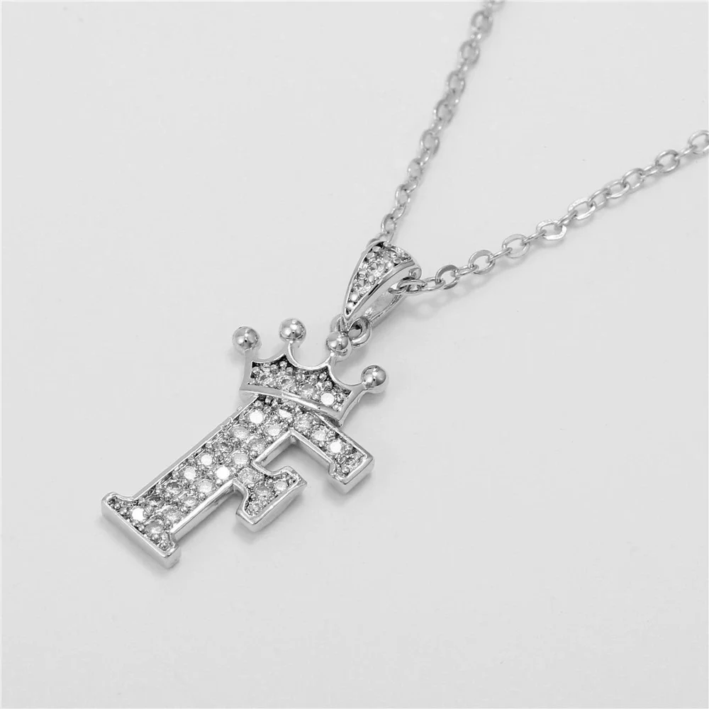 Wholesale Pendant Necklace Copper Inlaid Zircon Alloy With Micro Inlay English Letter Design Ochain - Image 11