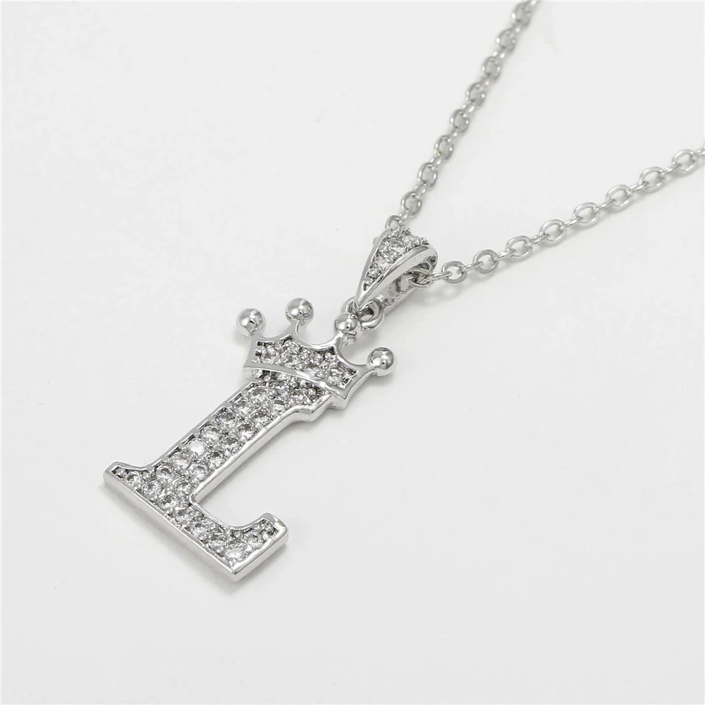 Wholesale Pendant Necklace Copper Inlaid Zircon Alloy With Micro Inlay English Letter Design Ochain - Image 17