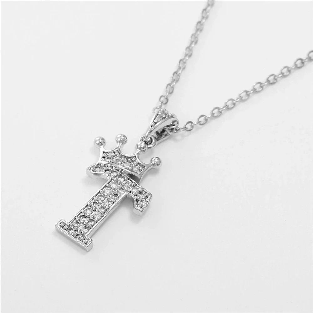 Wholesale Pendant Necklace Copper Inlaid Zircon Alloy With Micro Inlay English Letter Design Ochain - Image 25