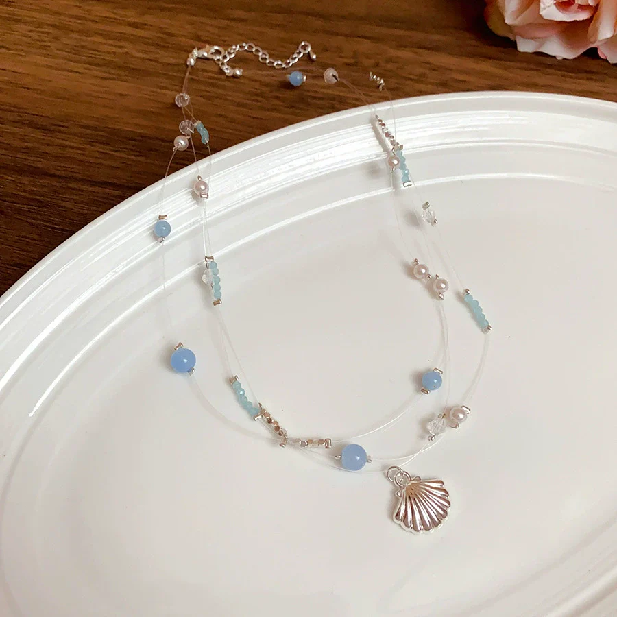 Wholesale Pendant Necklace Handmade Artificial Crystal And Shell Animal Zodiac Clavicle Chain For Women Vacation Style - Image 15