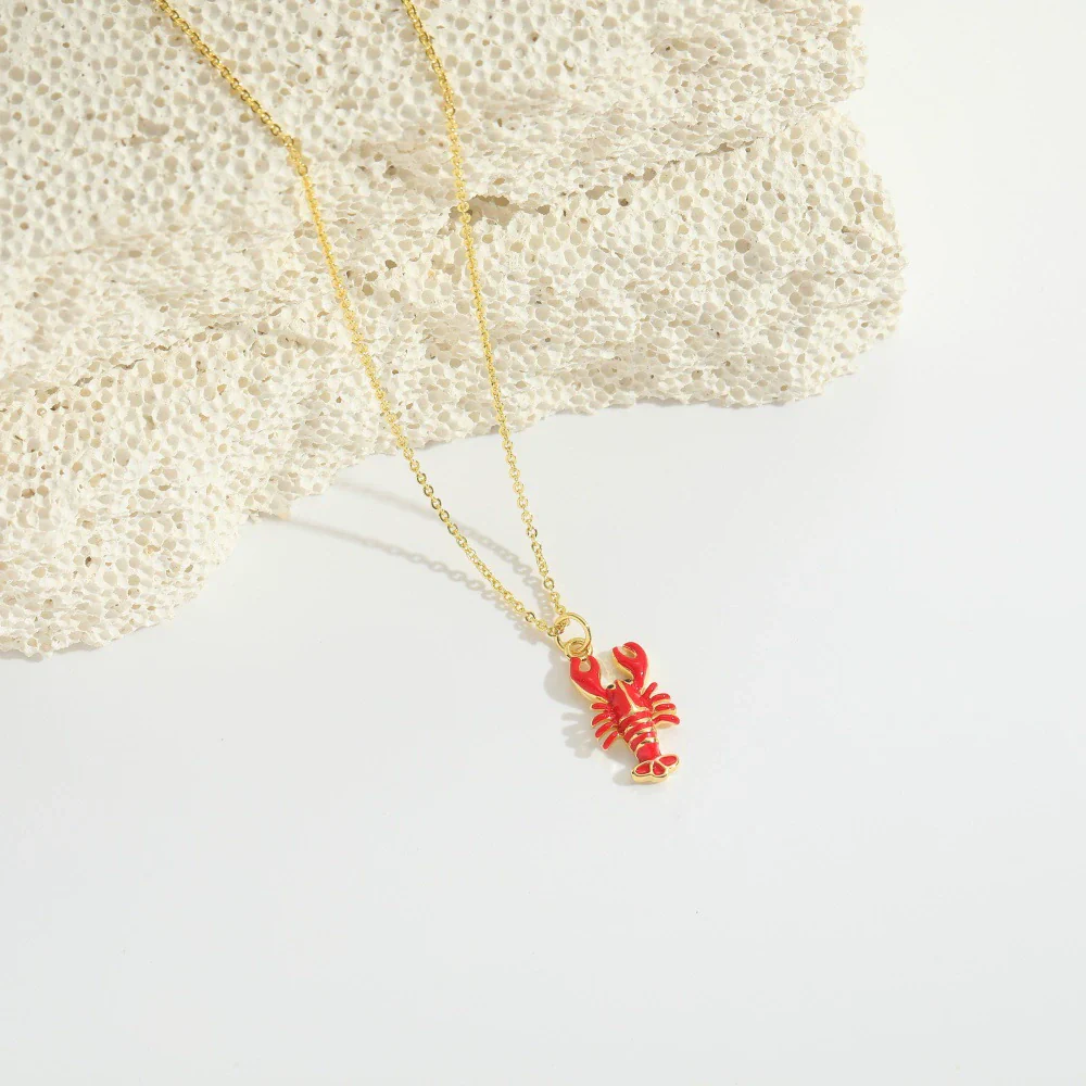 Wholesale Pendant Necklace Women Starfish Shape Copper Mixed Gemstone Setting Geometric Pattern Electroplating - Image 3