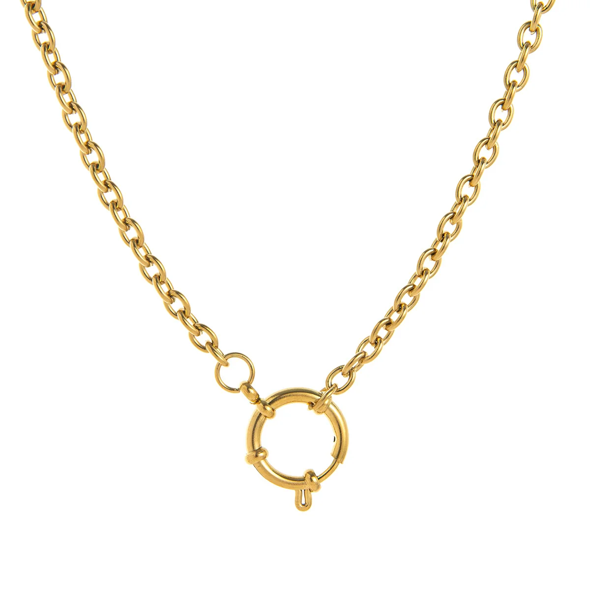 Wholesale Pendant Stainless Steel Simple Style Furnace Vacuum Plated 18K Real Gold Color Preservation For Women - Image 59