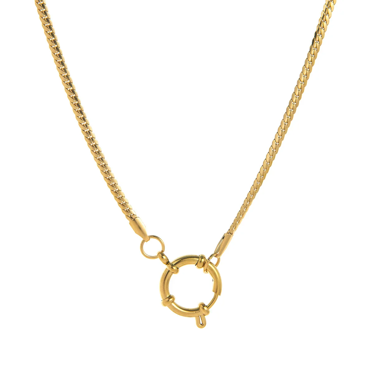 Wholesale Pendant Stainless Steel Simple Style Furnace Vacuum Plated 18K Real Gold Color Preservation For Women - Image 60
