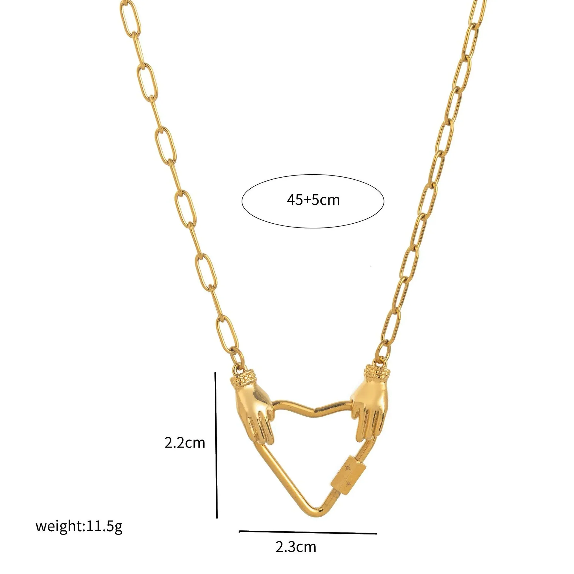 Wholesale Pendant Stainless Steel Simple Style Furnace Vacuum Plated 18K Real Gold Color Preservation For Women - Image 77
