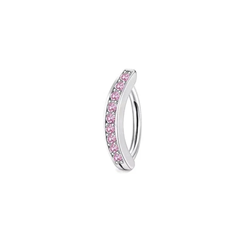 Wholesale Piercing Jewelry Navel Ring Stainless Steel Heartshaped Geometric Electroplating Unisex - Image 6
