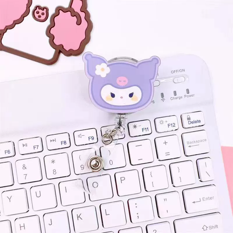 Wholesale Plastic Acrylic Nurse Badge Pendant Retractable Buckle Holder For Student School Bag With Cartoon Style - Image 10