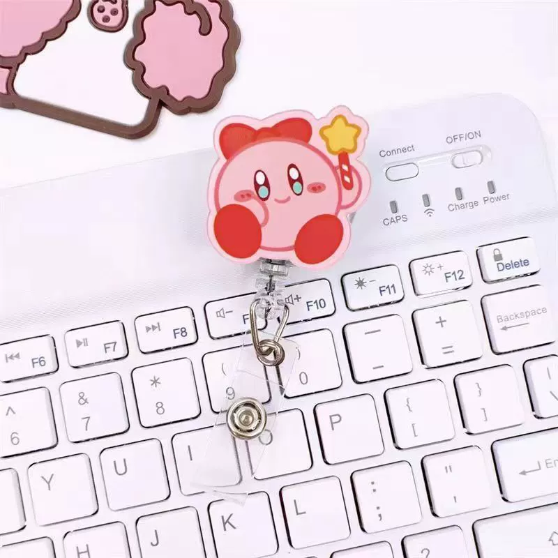 Wholesale Plastic Acrylic Nurse Badge Pendant Retractable Buckle Holder For Student School Bag With Cartoon Style - Image 16