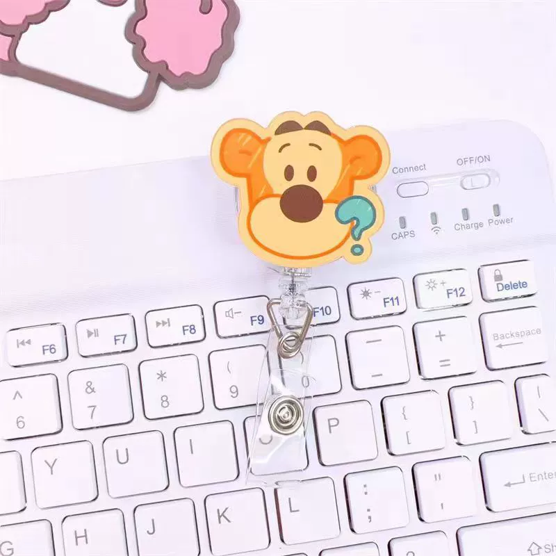 Wholesale Plastic Acrylic Nurse Badge Pendant Retractable Buckle Holder For Student School Bag With Cartoon Style - Image 22