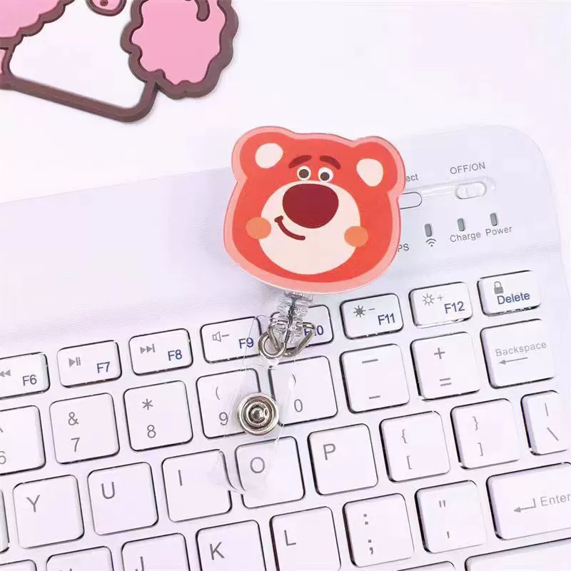 Wholesale Plastic Acrylic Nurse Badge Pendant Retractable Buckle Holder For Student School Bag With Cartoon Style - Image 8