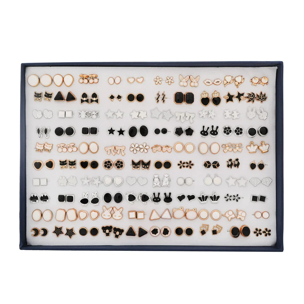 Wholesale Plastic And Resin Earrings Set With Geometric Style Dripping Glue Design In Fruit And Food Shape - Image 20