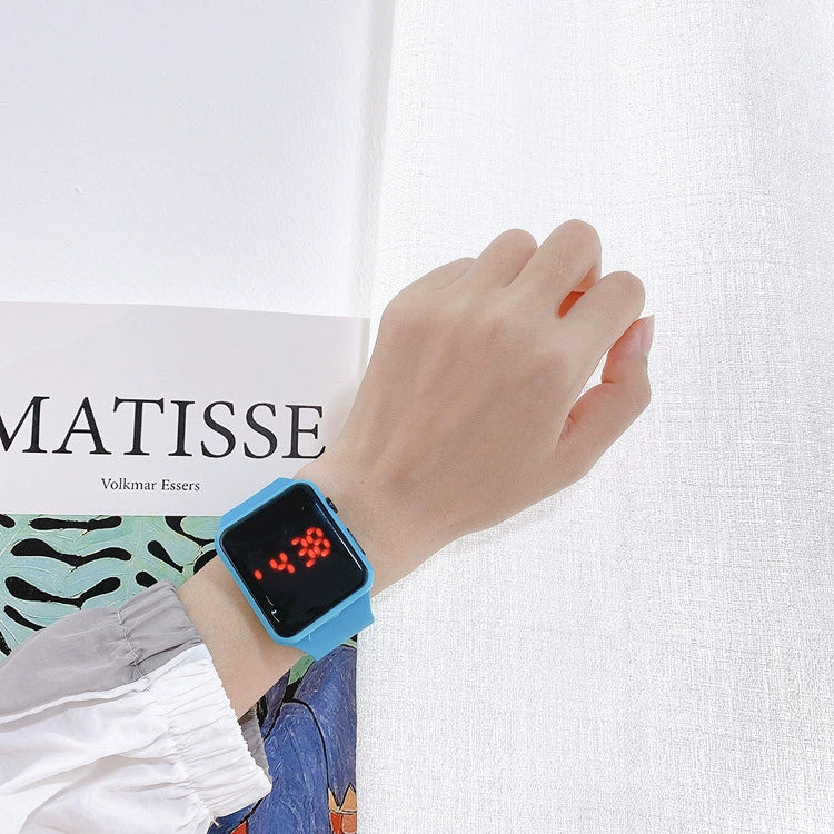 Wholesale Plastic And Silicone Square Led Electronic Digital Display Leisure Sports Watches For Students - Image 7