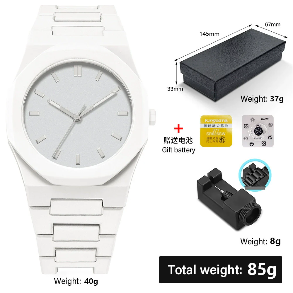 Wholesale Plastic Men's And Women's Quartz Watches With Round Dial And Stainless Steel Buckle For Exercise Style - Image 9