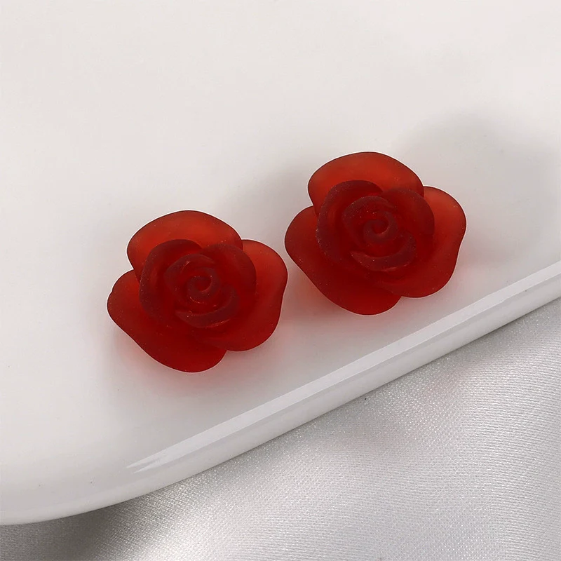 Wholesale Plastic Resin Dripping Glue Flower Shaped Diy Earrings And Hair Accessories Material - Image 5