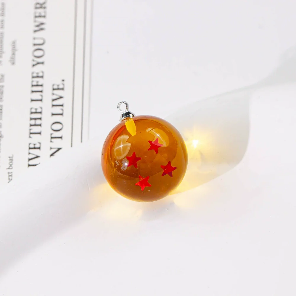 Wholesale Plastic Resin Handmade Diy Round Beads Starry Sky Mountain Pendant Bracelet Necklace Accessories With Epoxy Treatment - Image 7