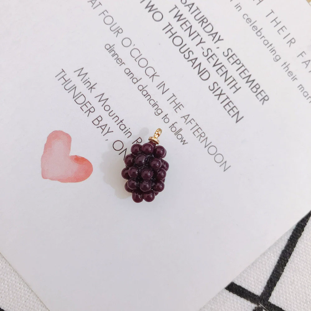 Wholesale Plastic Resin Mini Fruit Shape Pendant Jewelry Accessories - Image 10