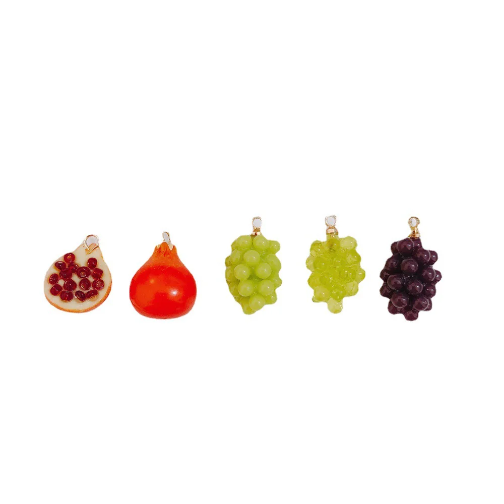 Wholesale Plastic Resin Mini Fruit Shape Pendant Jewelry Accessories - Image 5