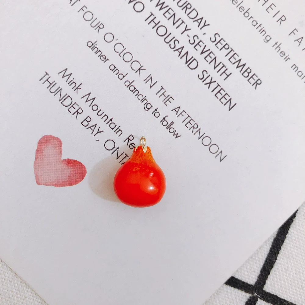 Wholesale Plastic Resin Mini Fruit Shape Pendant Jewelry Accessories - Image 6