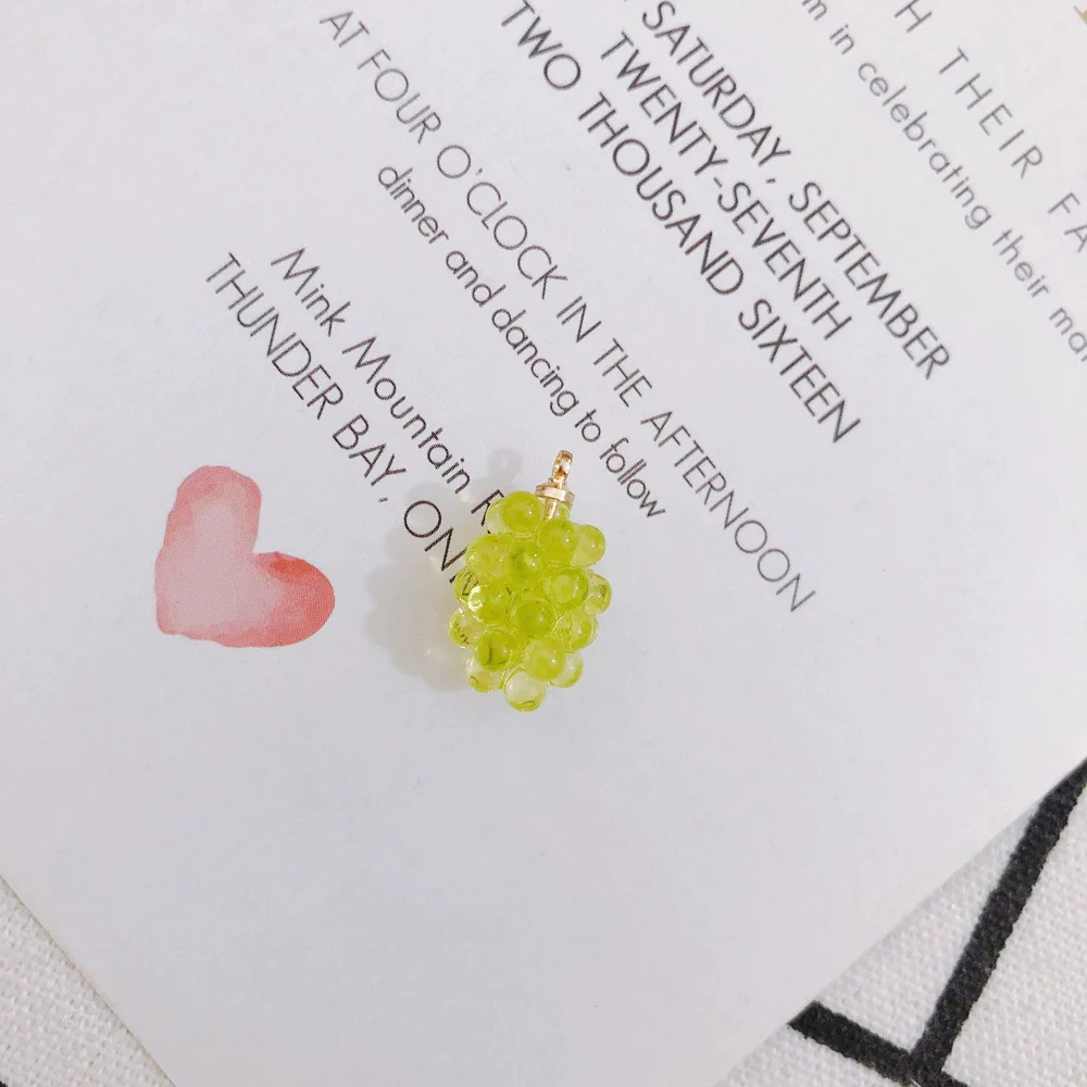 Wholesale Plastic Resin Mini Fruit Shape Pendant Jewelry Accessories - Image 9