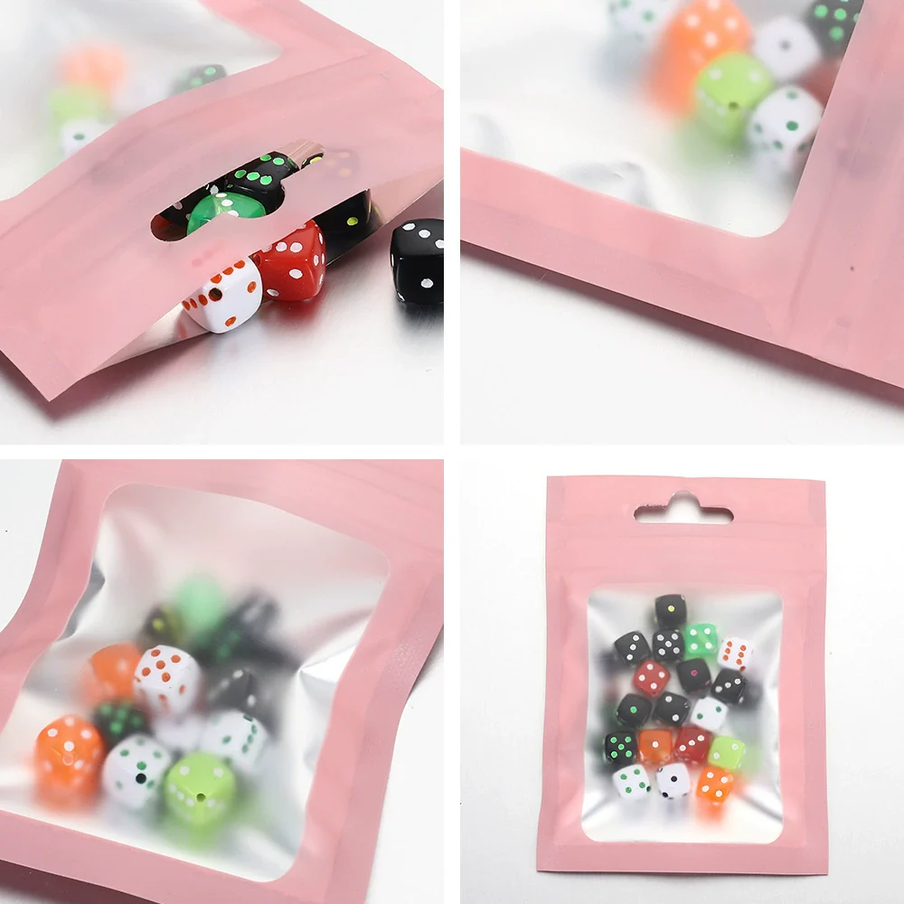 Wholesale Plastic Ziplock Bags For Jewelry Digital Electronic Products Printing Small Fresh Geometric Style Packaging - Image 4
