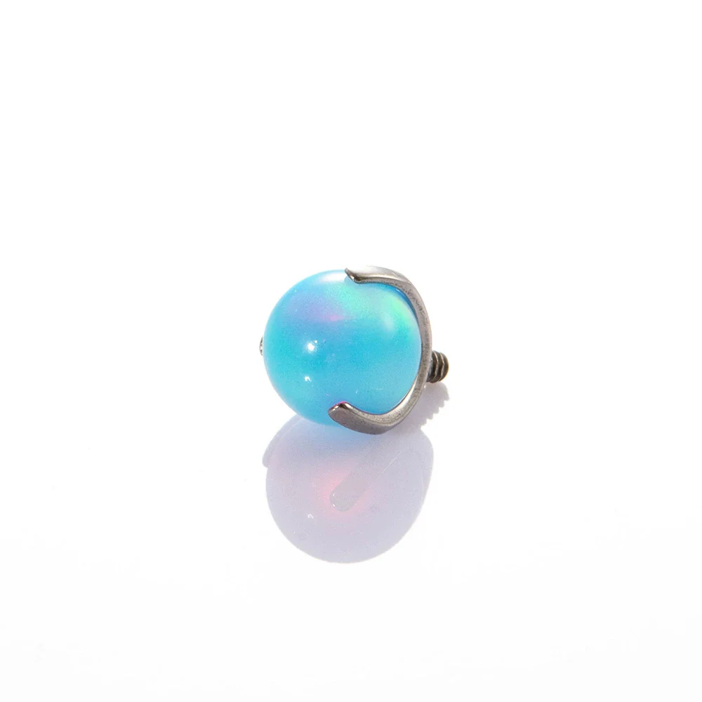 Wholesale Puncture Jewelry Accessories Titanium Alloy Ball Screw Head Fashion Geometric Polishing - Image 13