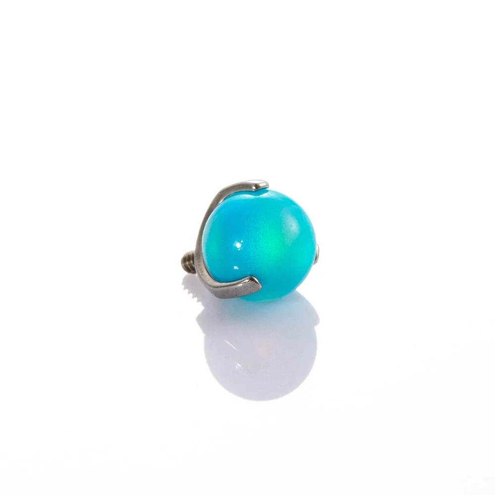 Wholesale Puncture Jewelry Accessories Titanium Alloy Ball Screw Head Fashion Geometric Polishing - Image 15