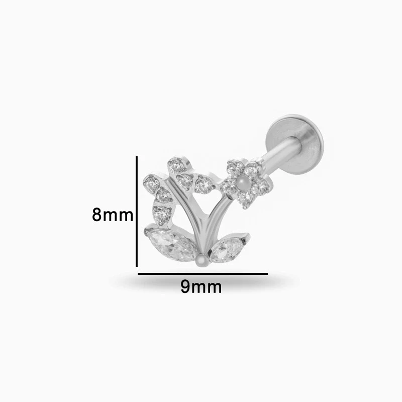 Wholesale Puncture Jewelry Titanium Alloy Heart Shape Electroplated For Women - Image 20