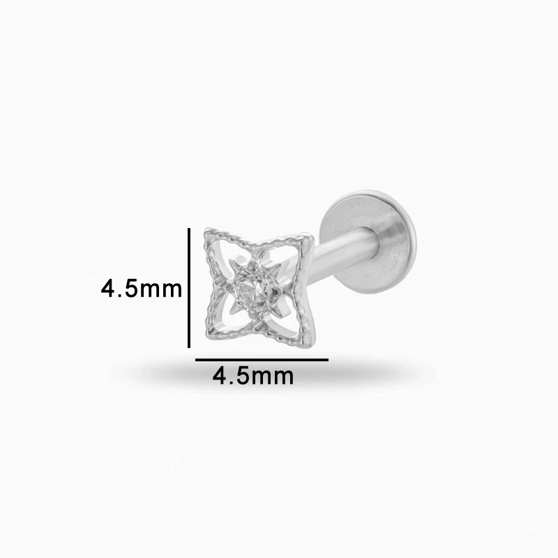 Wholesale Puncture Jewelry Titanium Alloy Heart Shape Electroplated For Women - Image 8