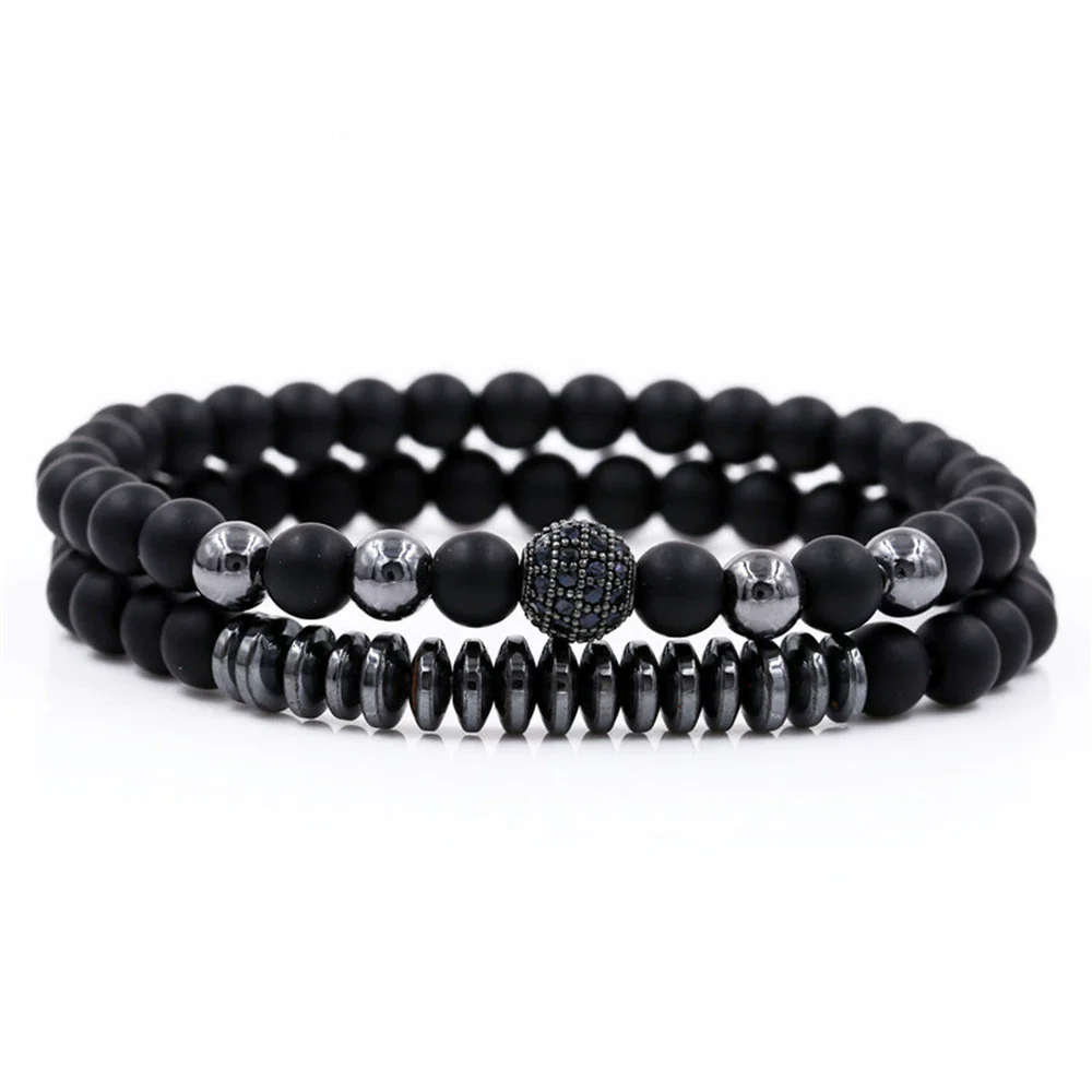 Wholesale Punk Style Crystal And Copper Inlaid Geometric Ball And Arrow Three Piece Set For Unisex - Image 3
