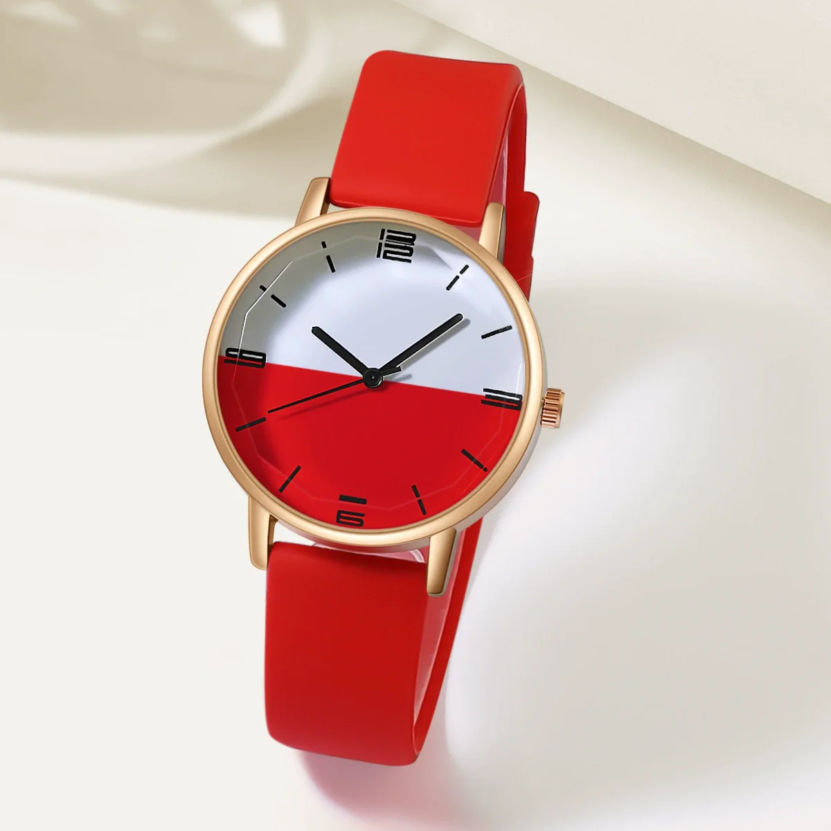 Wholesale Quartz Watch Alloy Case Silicone Strap Round Dial Leisure Style - Image 8