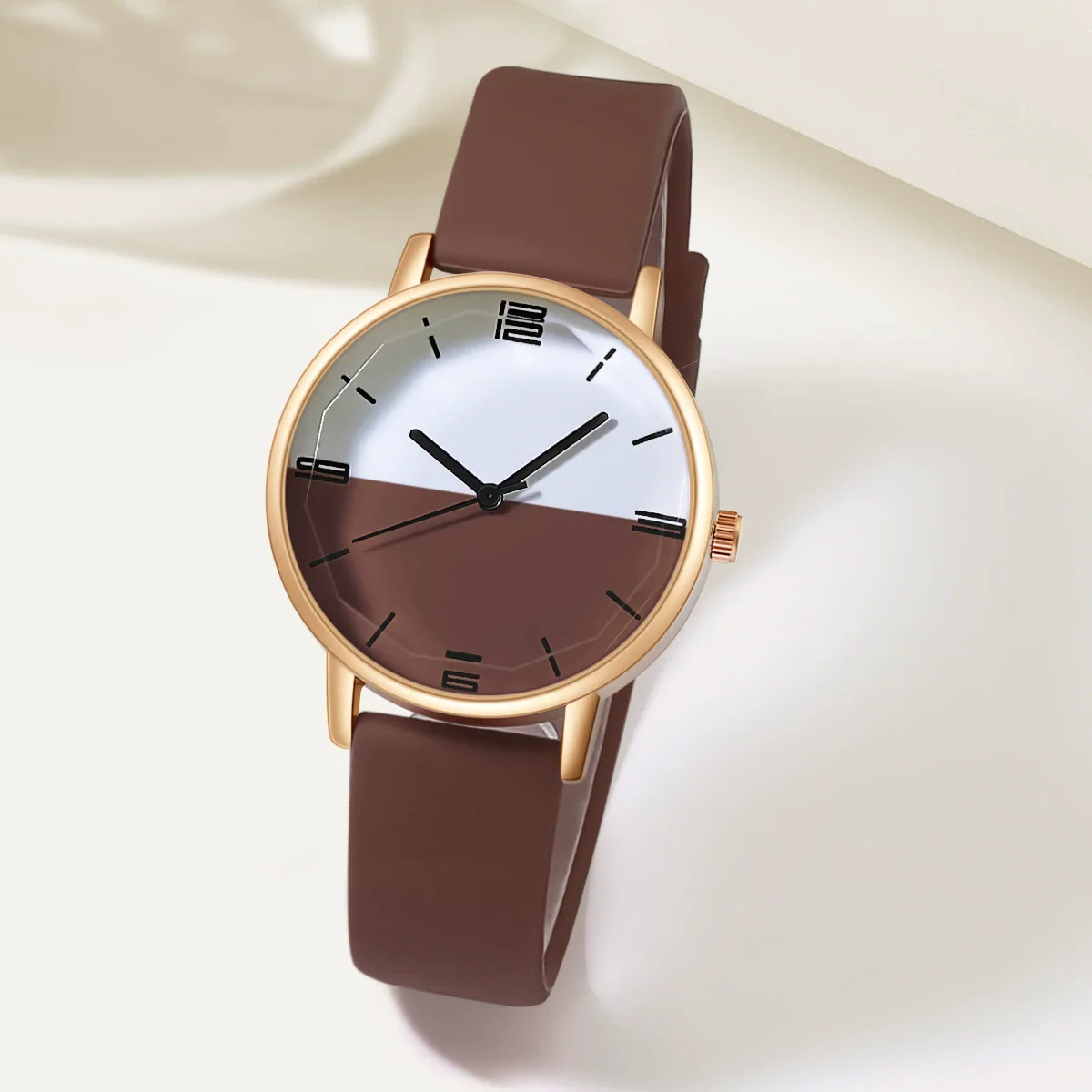 Wholesale Quartz Watch Alloy Case Silicone Strap Round Dial Leisure Style - Image 9