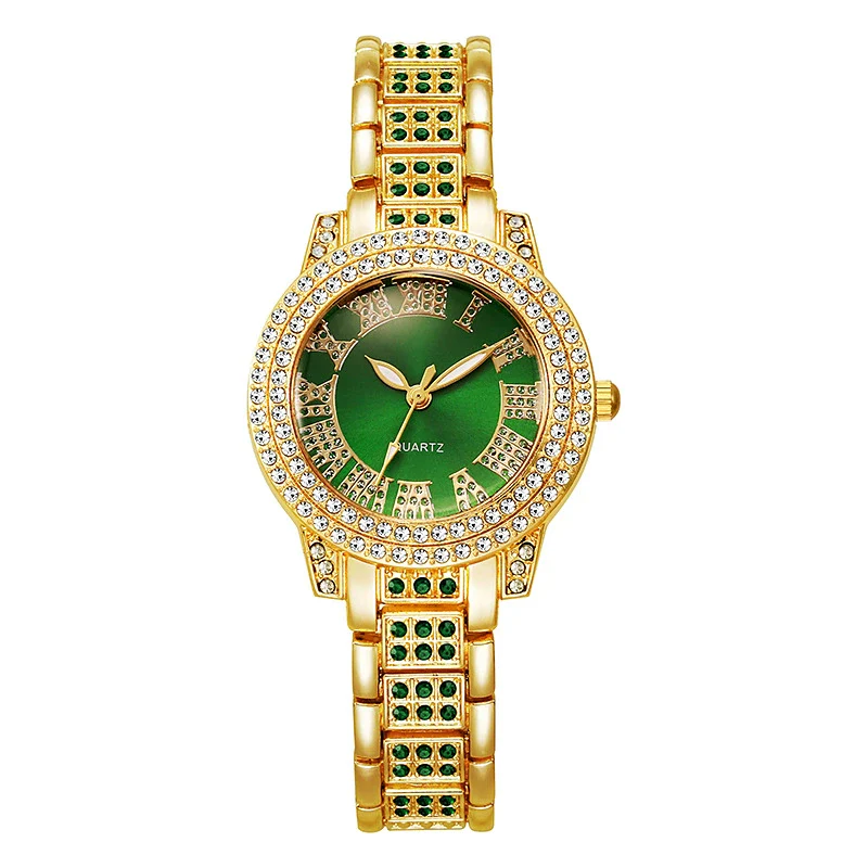 Wholesale Quartz Watch Alloy Diamondencrusted Round Fashionable Universal - Image 10