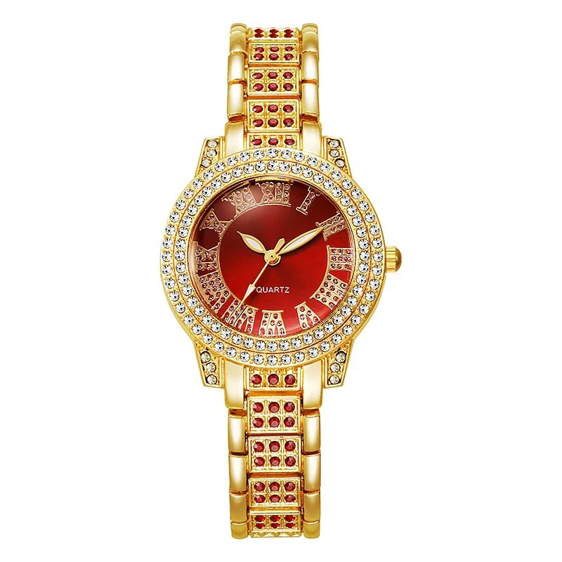 Wholesale Quartz Watch Alloy Diamondencrusted Round Fashionable Universal - Image 11