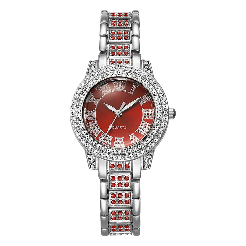 Wholesale Quartz Watch Alloy Diamondencrusted Round Fashionable Universal - Image 6
