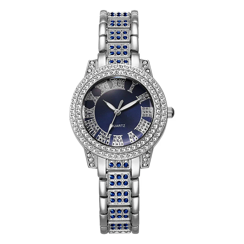 Wholesale Quartz Watch Alloy Diamondencrusted Round Fashionable Universal - Image 7
