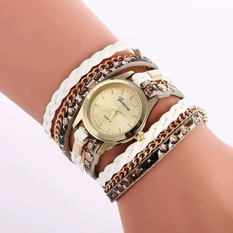 Wholesale Quartz Watch With Imitation Ceramic Alloy Case Imitation Leather Band Round Dial Roman Numeral Scale Suitable For Men - Image 9